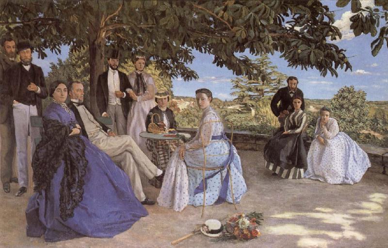 Frederic Bazille Family Reunion Germany oil painting art
